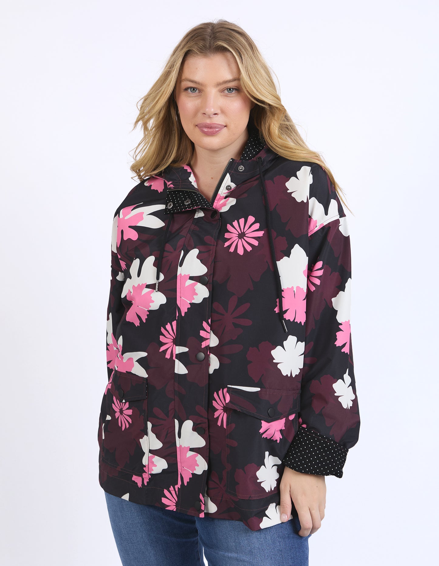 ELM HADLEY FLORAL RAINCOAT