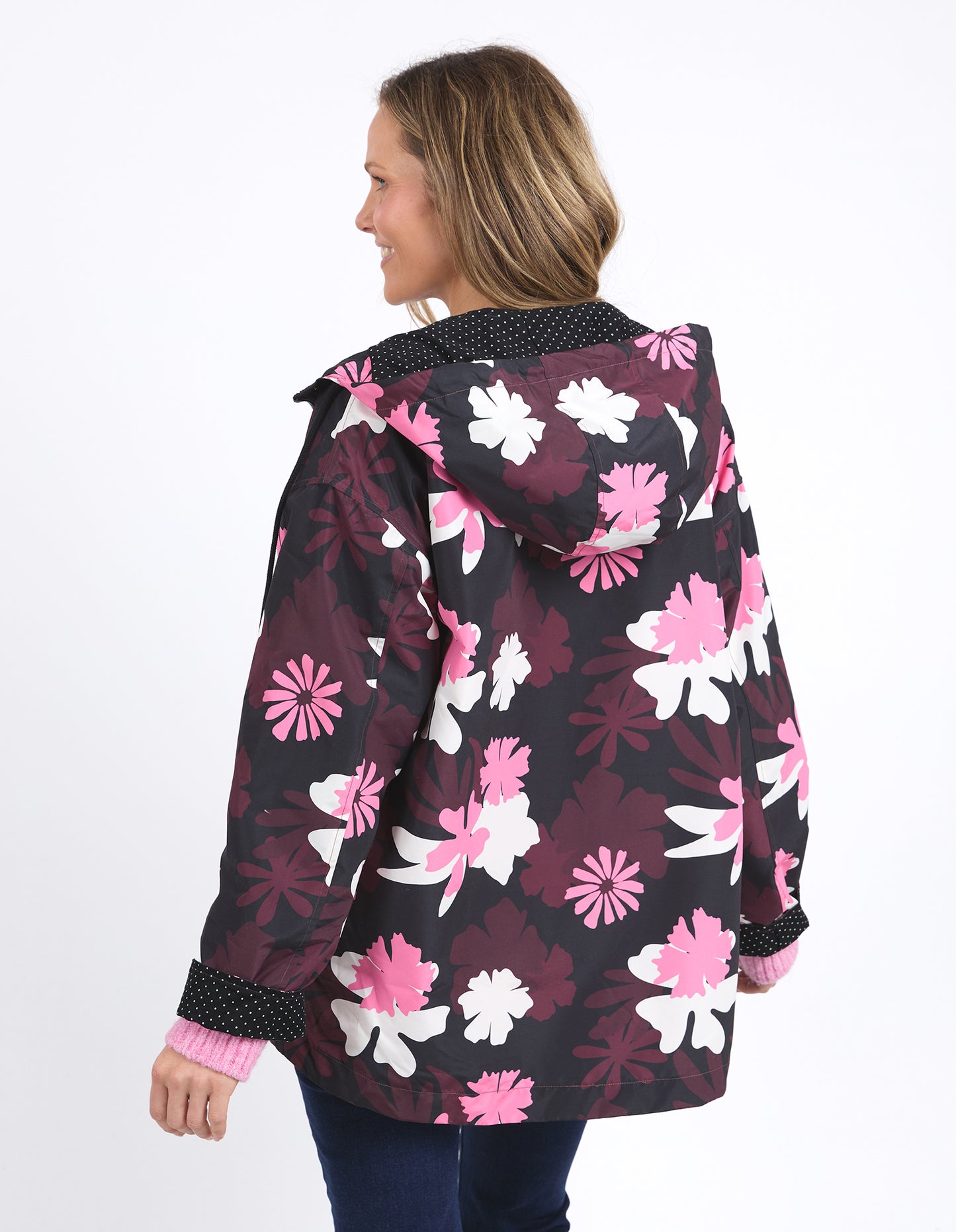 ELM HADLEY FLORAL RAINCOAT