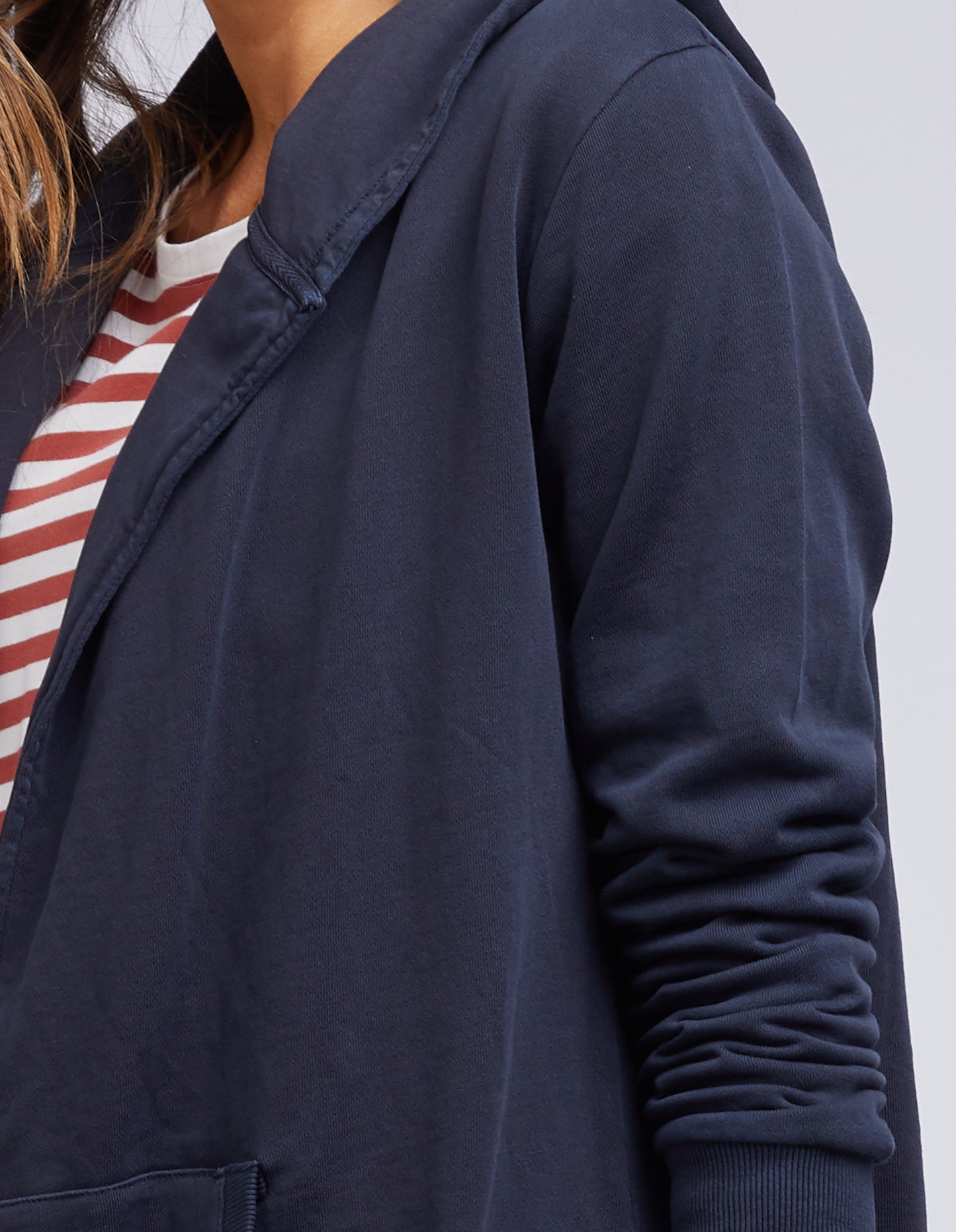 ELM COMPOSURE HOODED CARDI