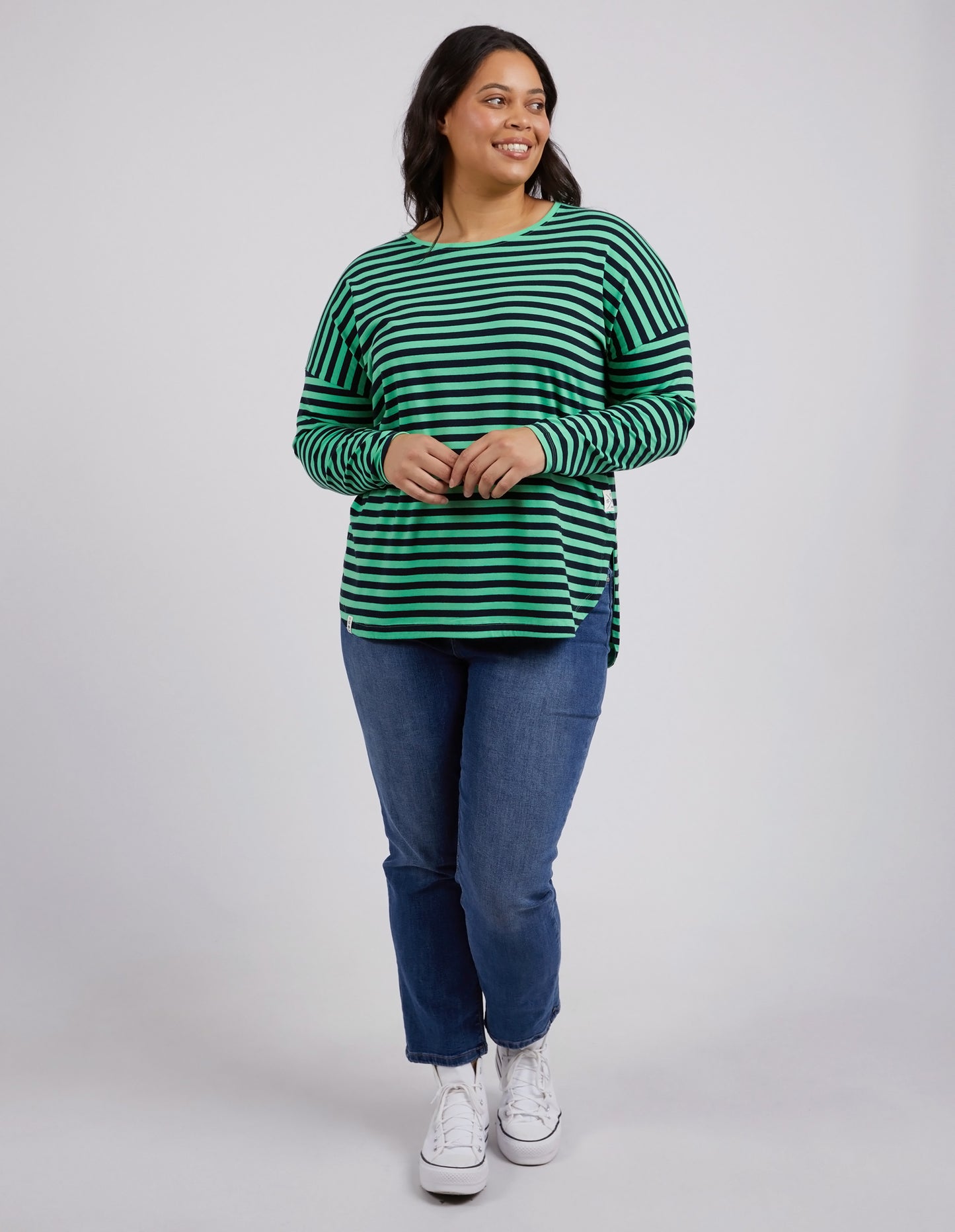 ELM LAUREN L/S STRIPE TEE