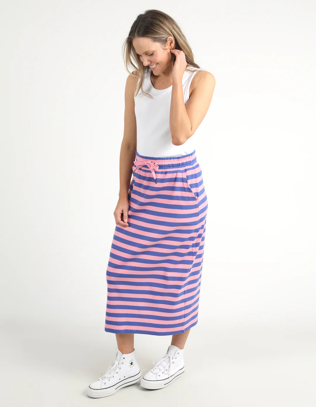 ELM SUNSET STRIPE SKIRT