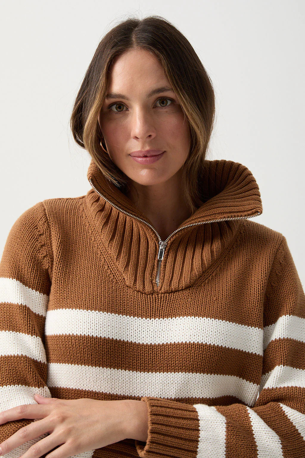 GOONDIWINDI STRIPE CHUNKY JUMPER