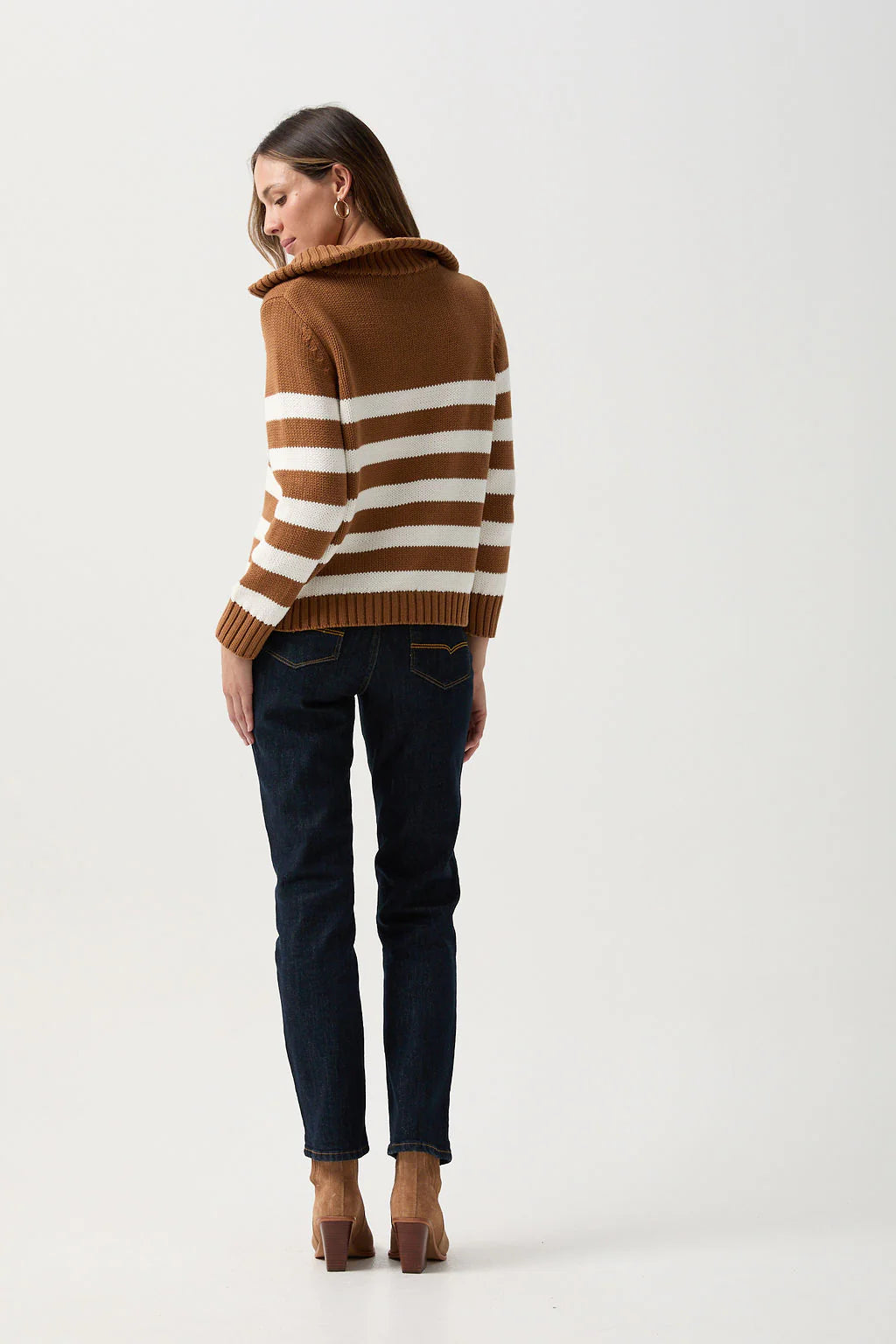 GOONDIWINDI STRIPE CHUNKY JUMPER