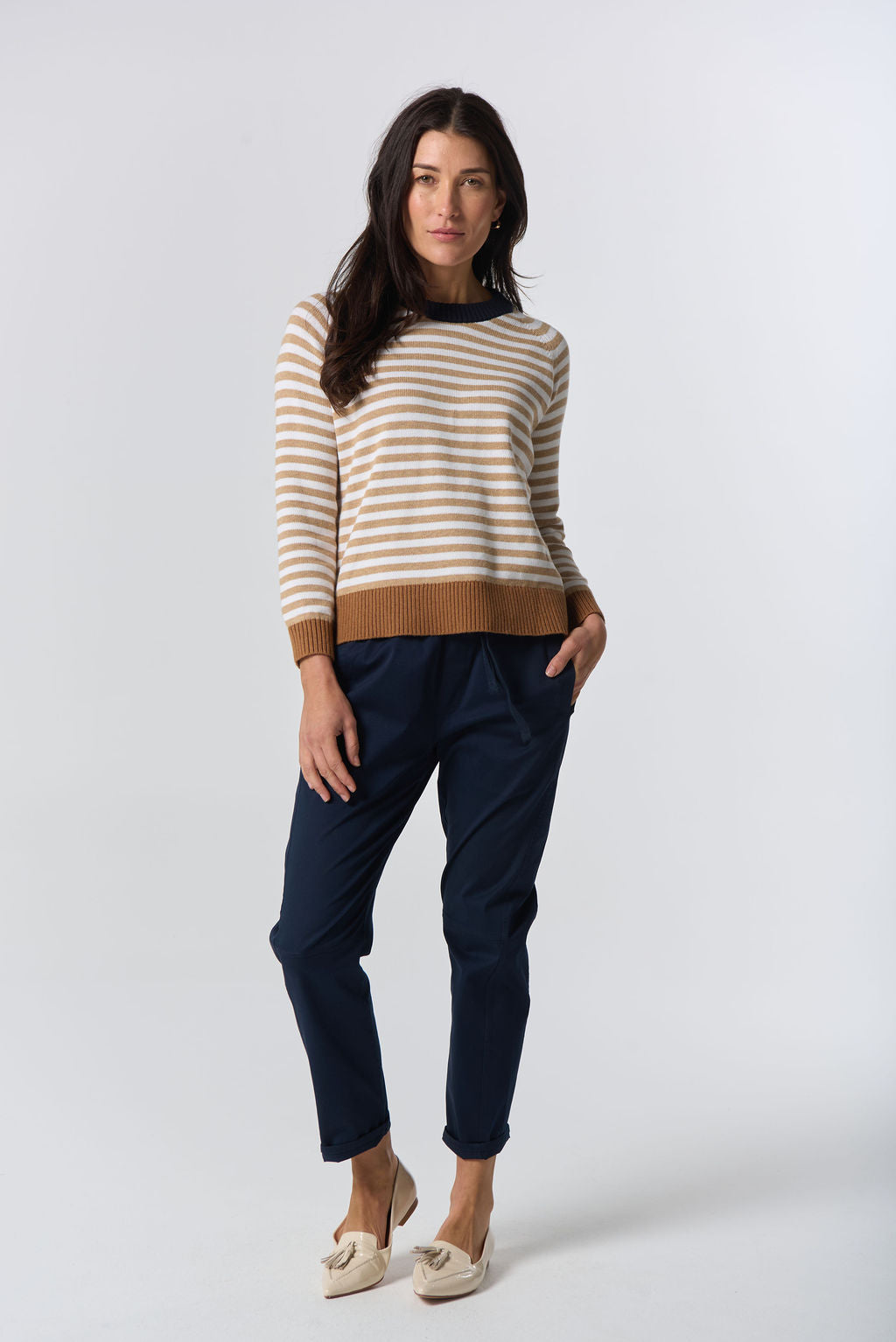 GOONDIWINDI FARMER COTTON CASHMERE JUMPER