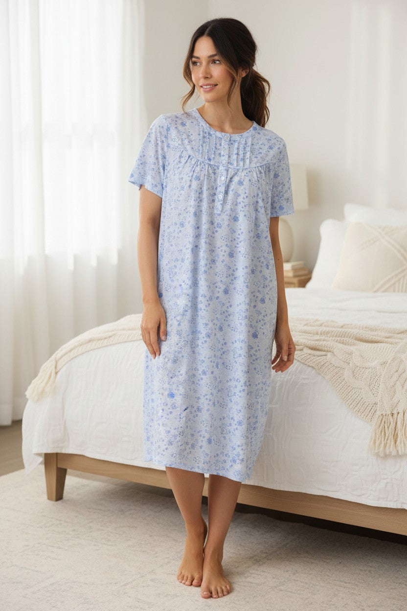GIVONI PALERMO SHORT SLEEVE NIGHTIE