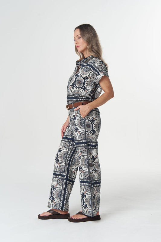 GOONDIWINDI TAILORED PRINTED PANT
