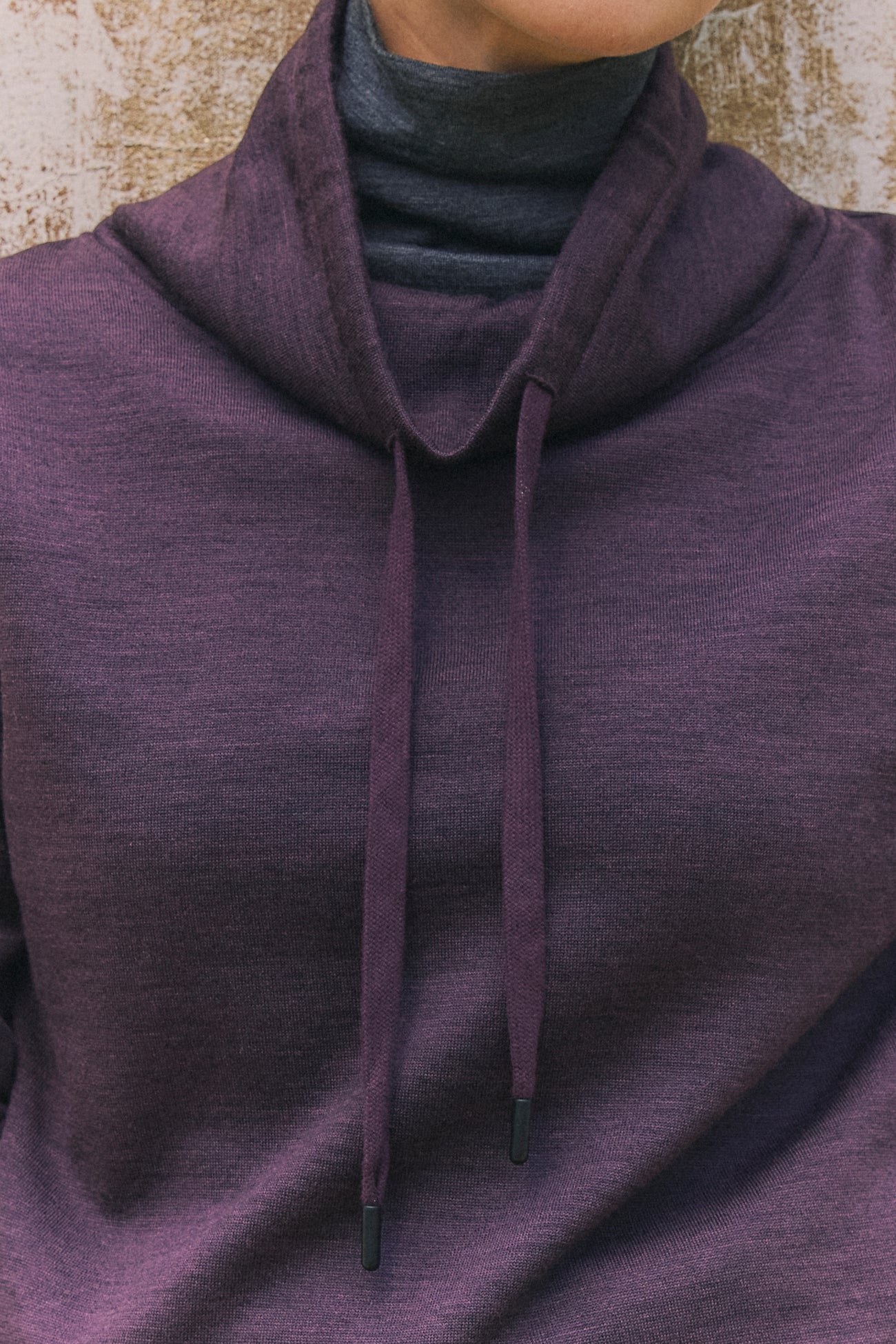 TOORALLIE LOUNGE FUNNEL NECK