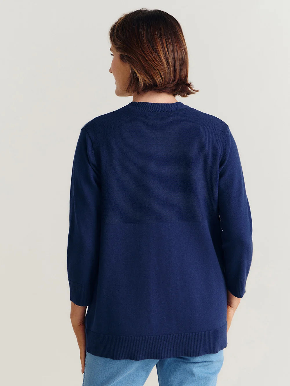 BLACK PEPPER OTTILIA 3/4 SL CARDIGAN