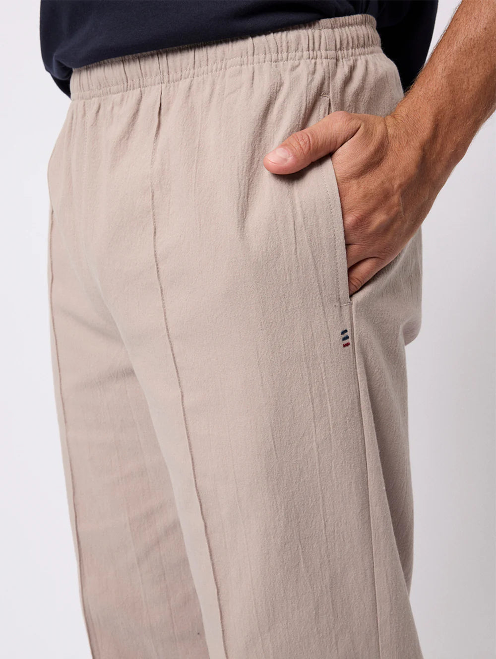 BREAKAWAY COTTON CRINKLE PANT