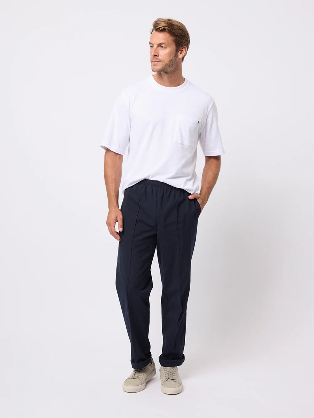 BREAKAWAY COTTON CRINKLE PANT