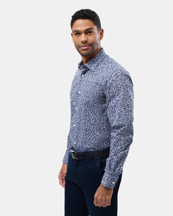 BROOKSFIELD EASY CARE PRINT SHIRT