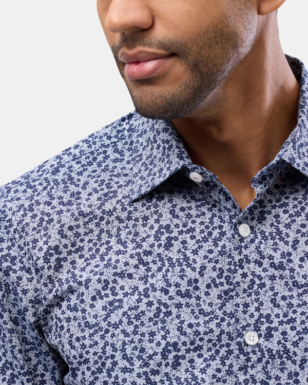 BROOKSFIELD EASY CARE PRINT SHIRT