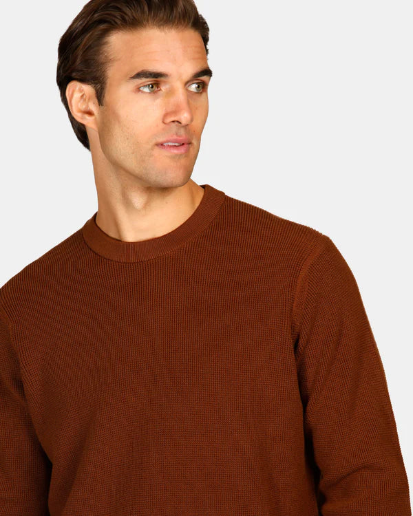 BROOKSFIELD CREW COTTON SWEATER