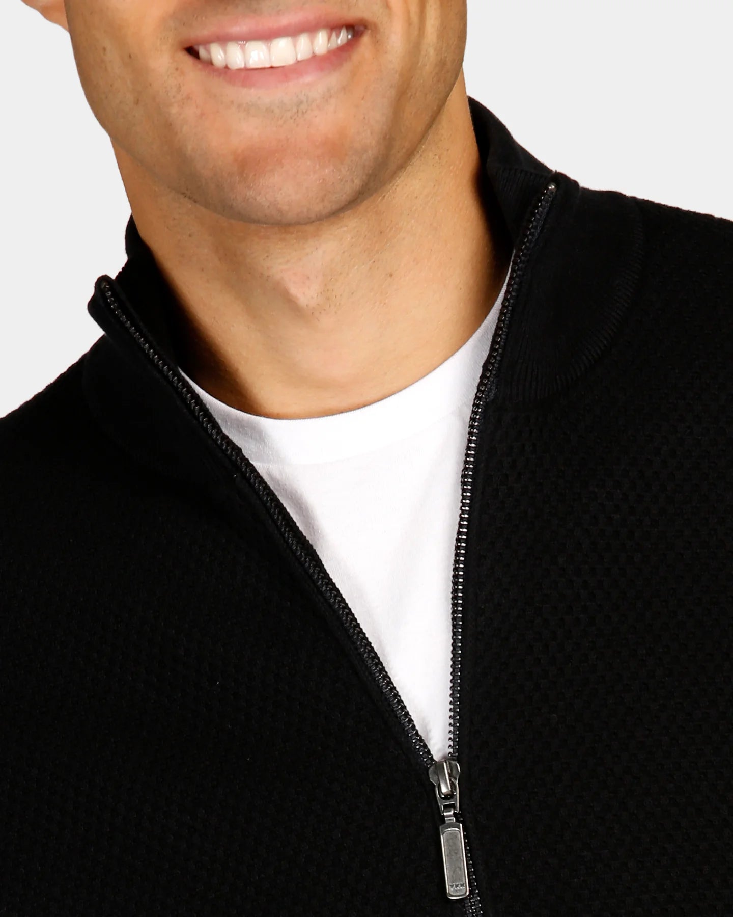 BROOKSFIELD ZIPPED CARDIGAN