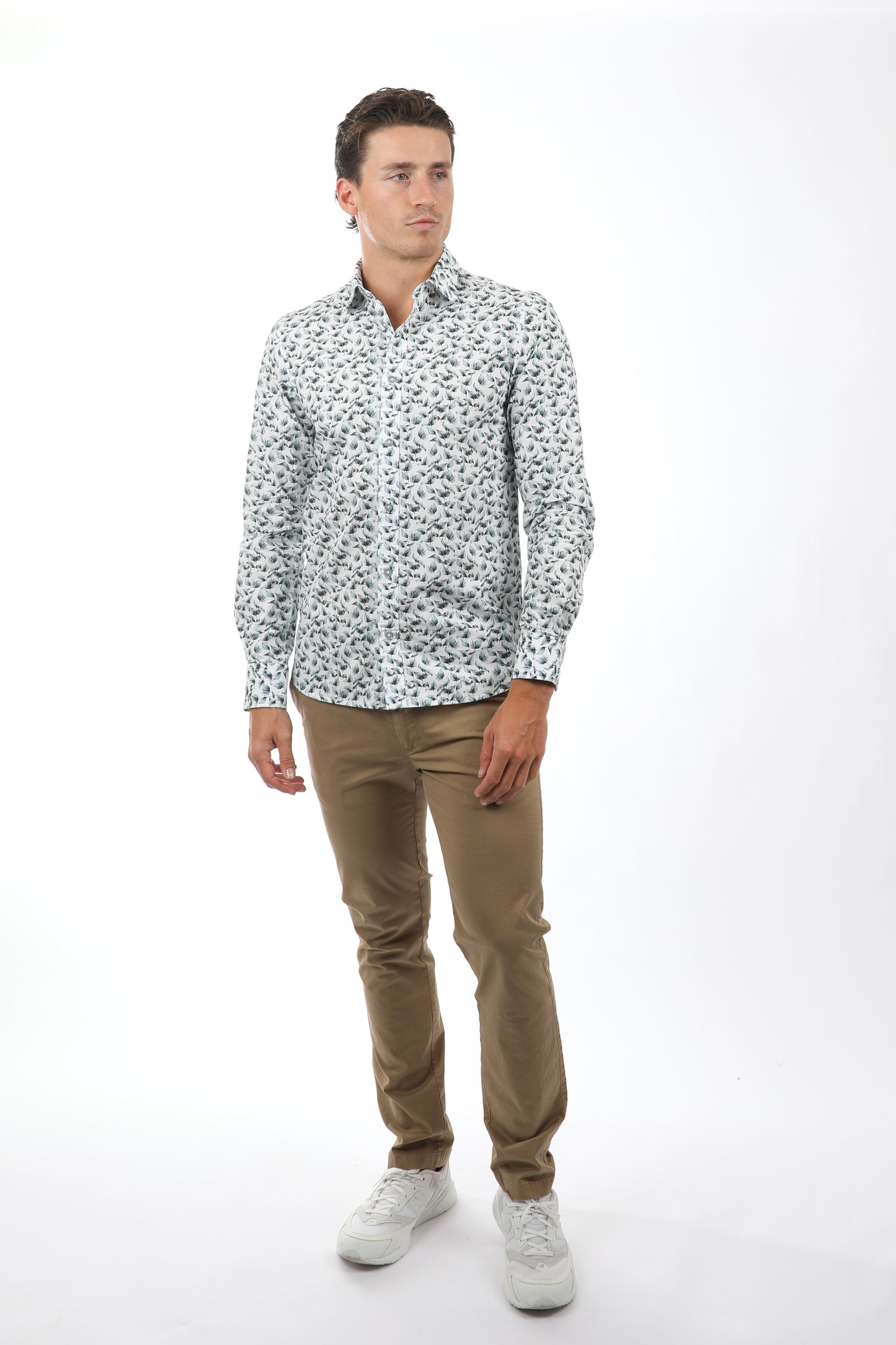 JAMES HARPER PEACHED CTN POPLIN SHIRT