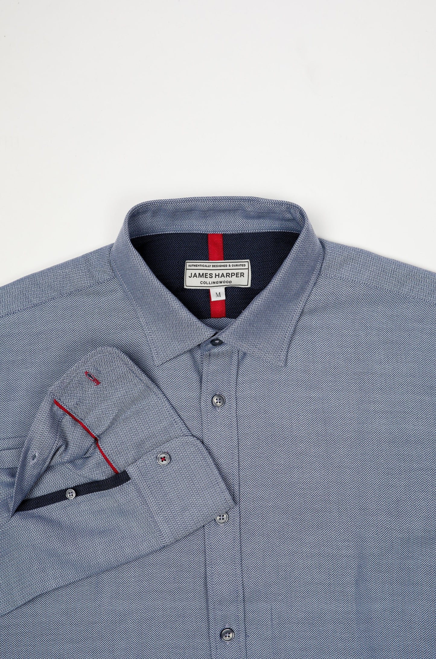 JAMES HARPER HERRINGBONE SHIRT