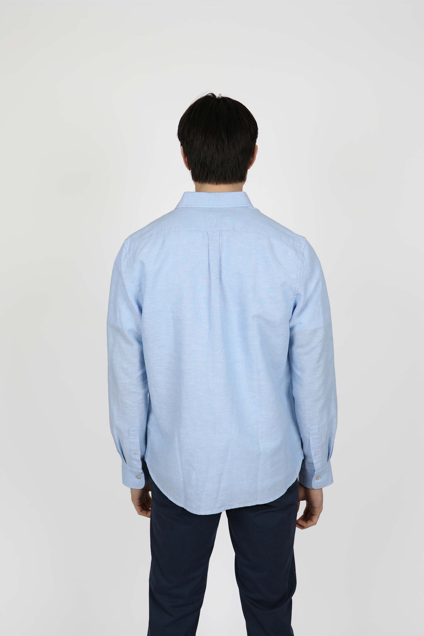 JAMES HAPRER LINEN BLEND LS SHIRT
