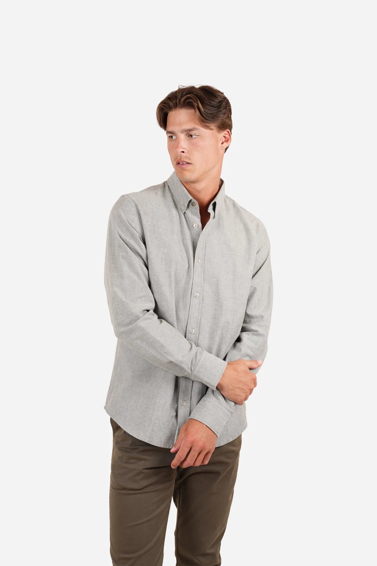 JAMES HAPRER OXFORD LS SHIRT