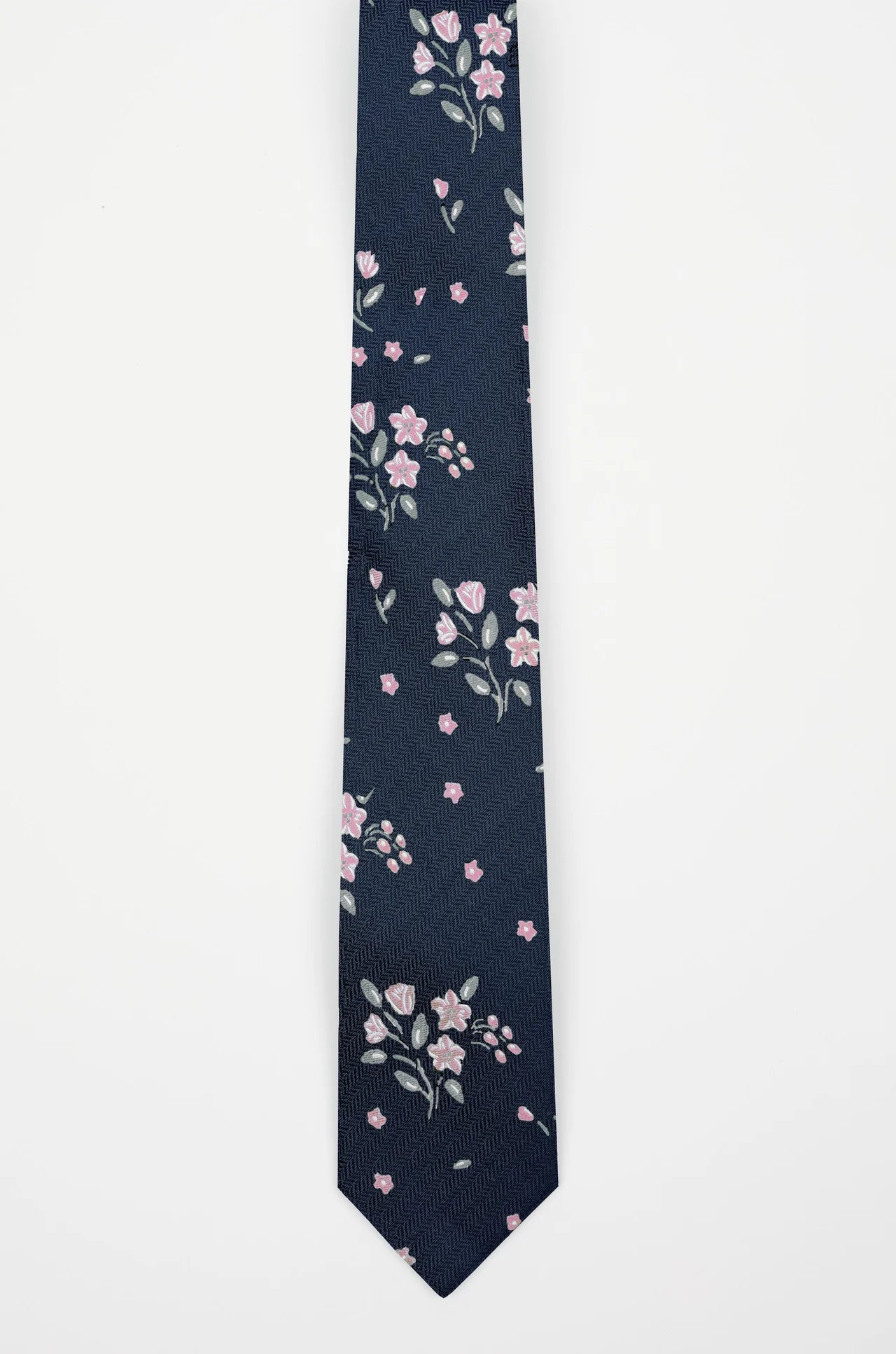 JAMES HARPER SCATTERED FLORAL TIE