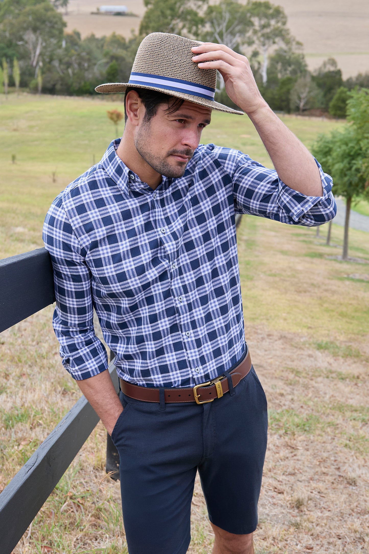 THOMAS COOK DALE LINEN LS SHIRT