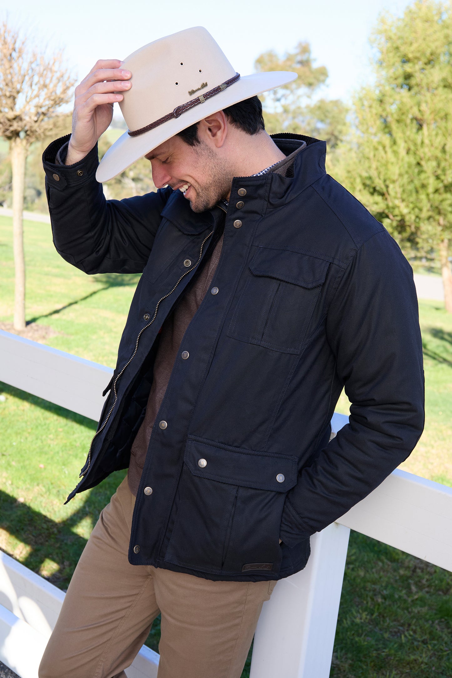 THOMAS COOK TARCUTTA OILSKIN JACKET