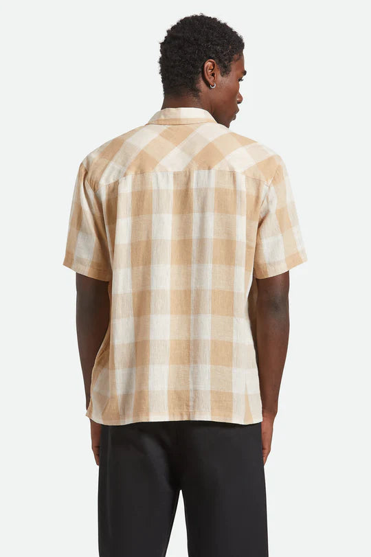 BRIXTON CRU LINEN BLEND S/S SHIRT