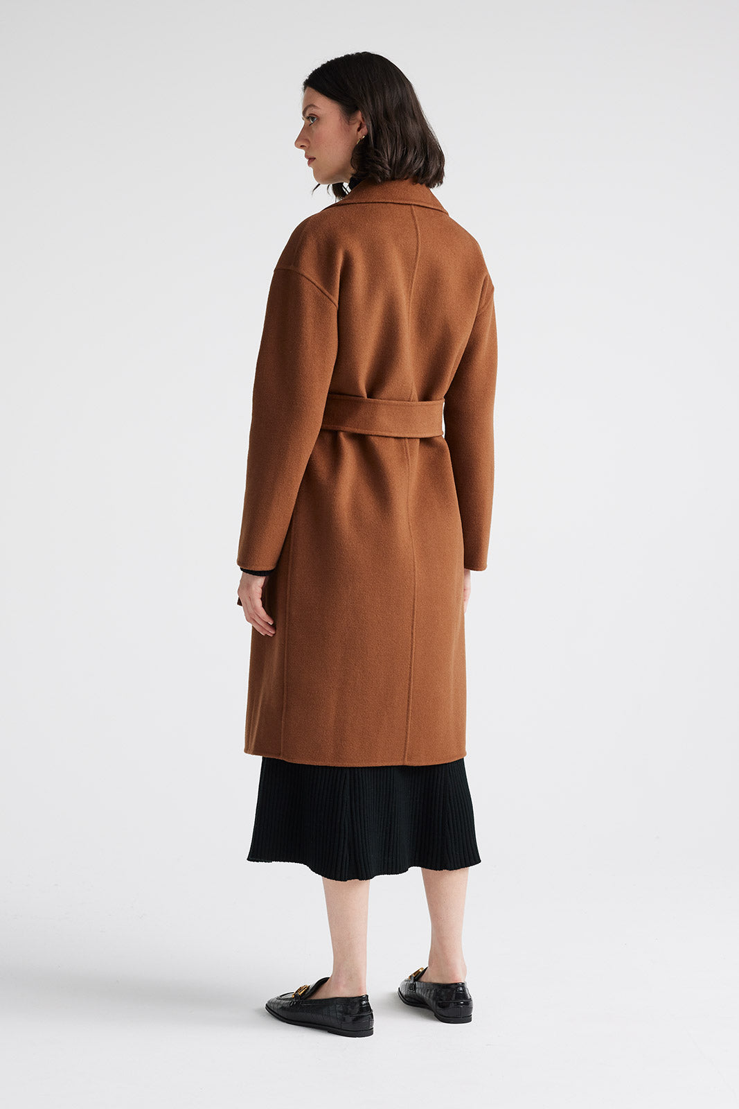 TOORALLIE WRAP WOOL COAT
