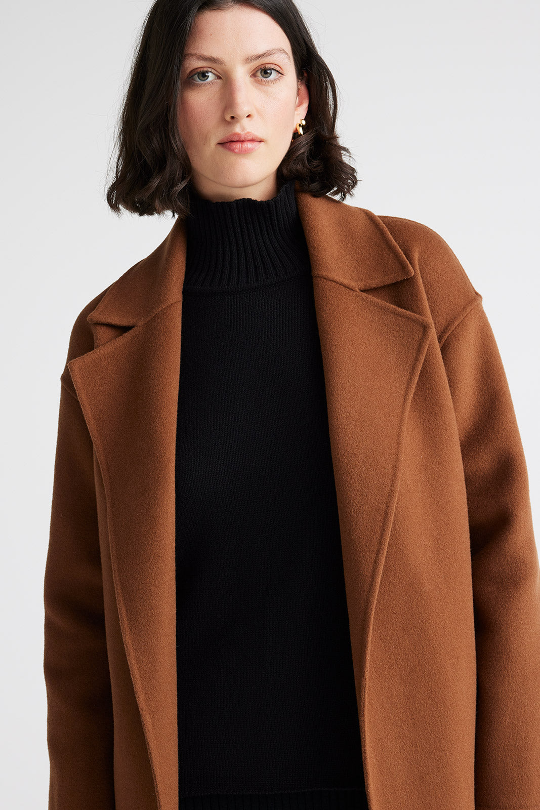 TOORALLIE WRAP WOOL COAT