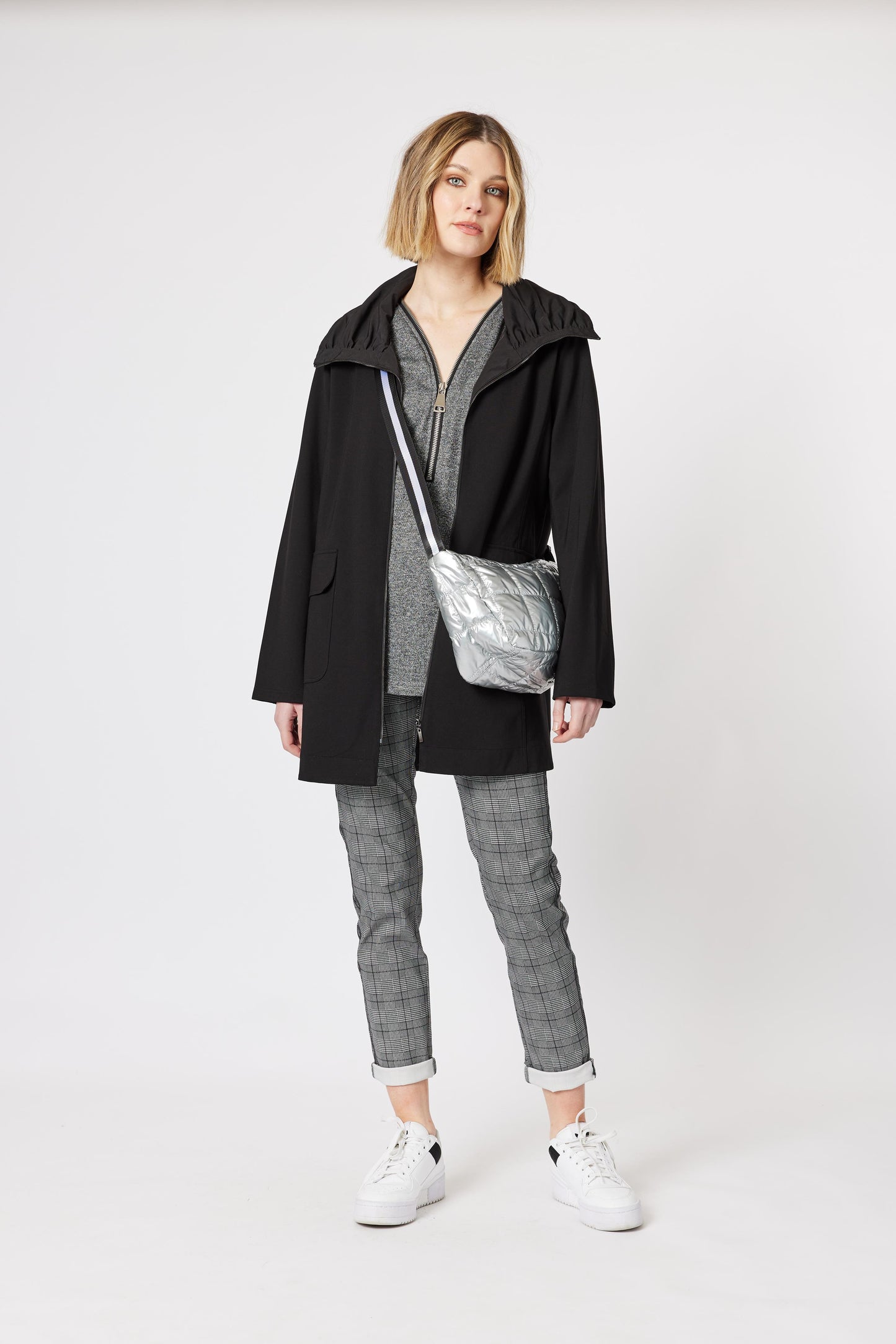 CLARITY RUCHED LONG JACKET