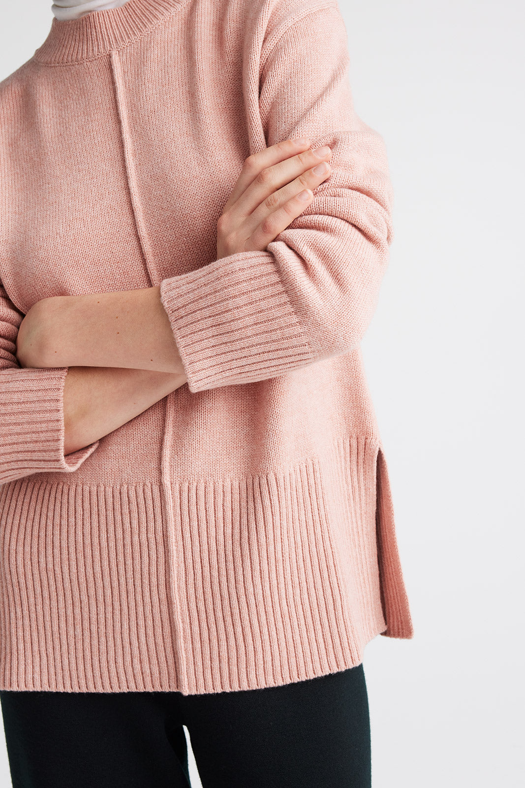 TOORALLIE SPLIT HEM JUMPER