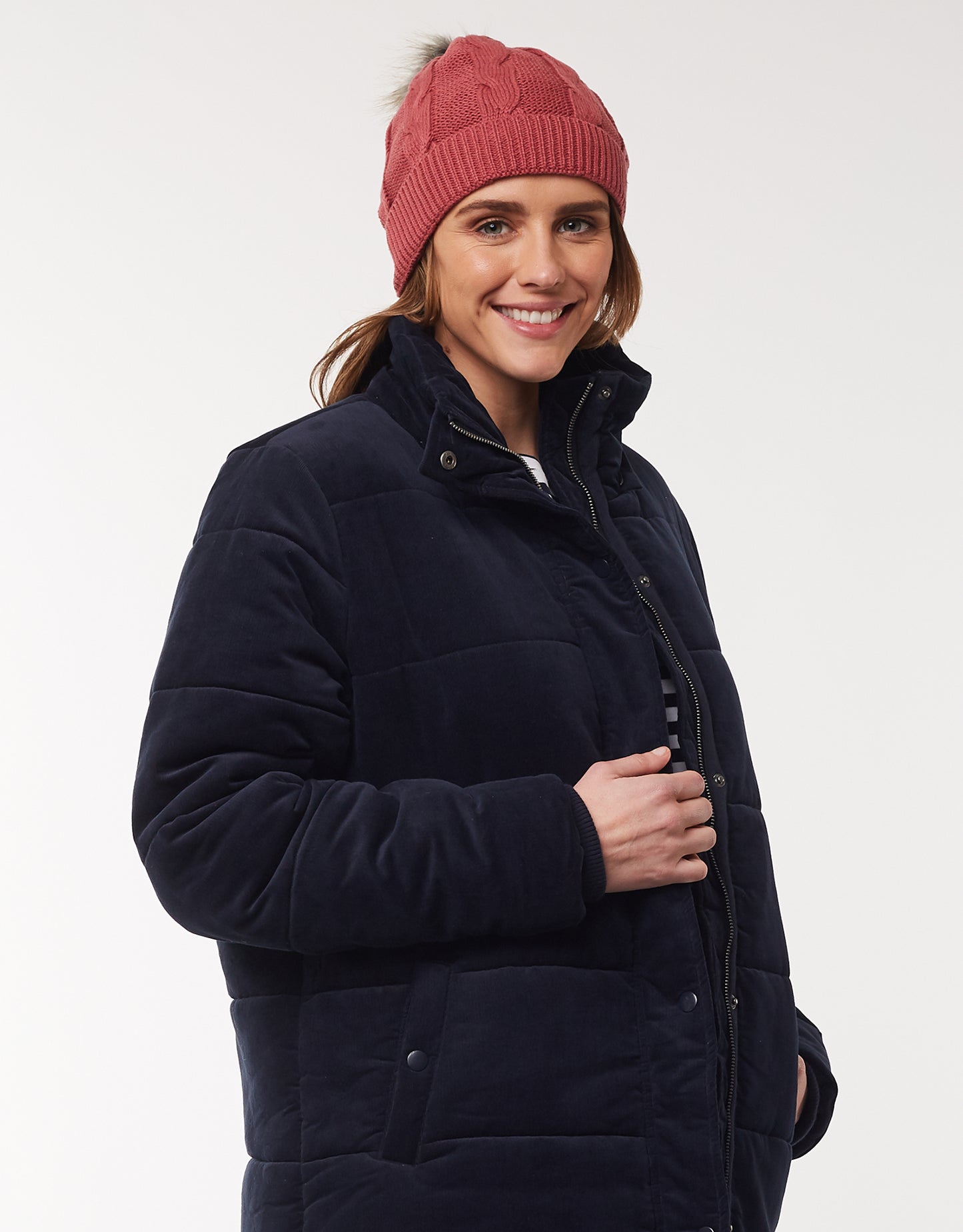 ELM CARLA CABLE BEANIE