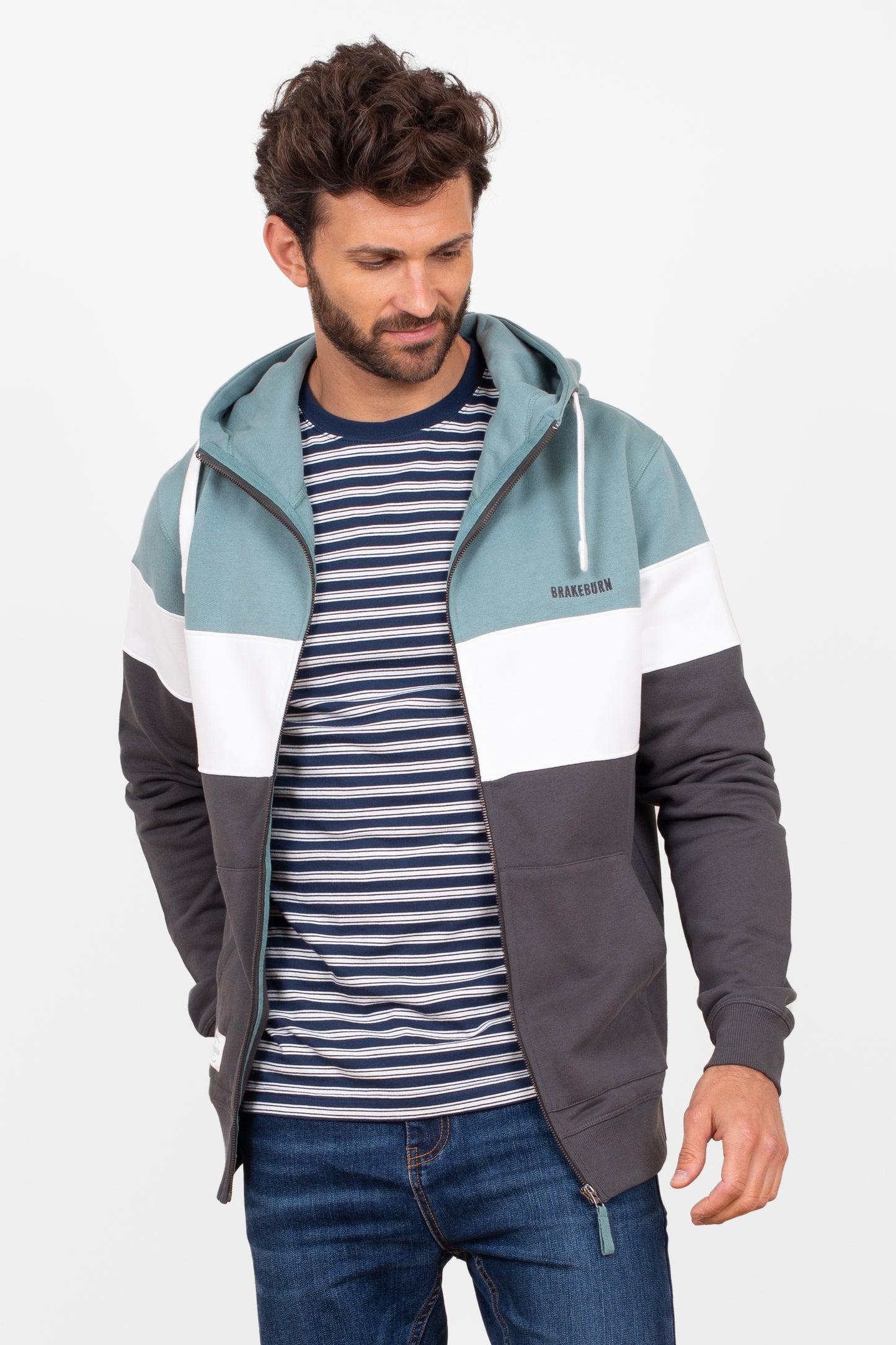 BRAKEBURN FULL ZIP HOODIE