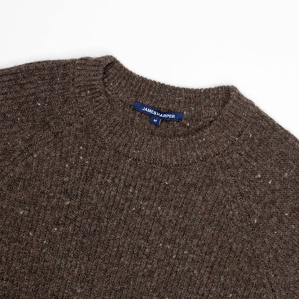 JAMES HARPER CHUNKY RAGLAN CREW KNIT