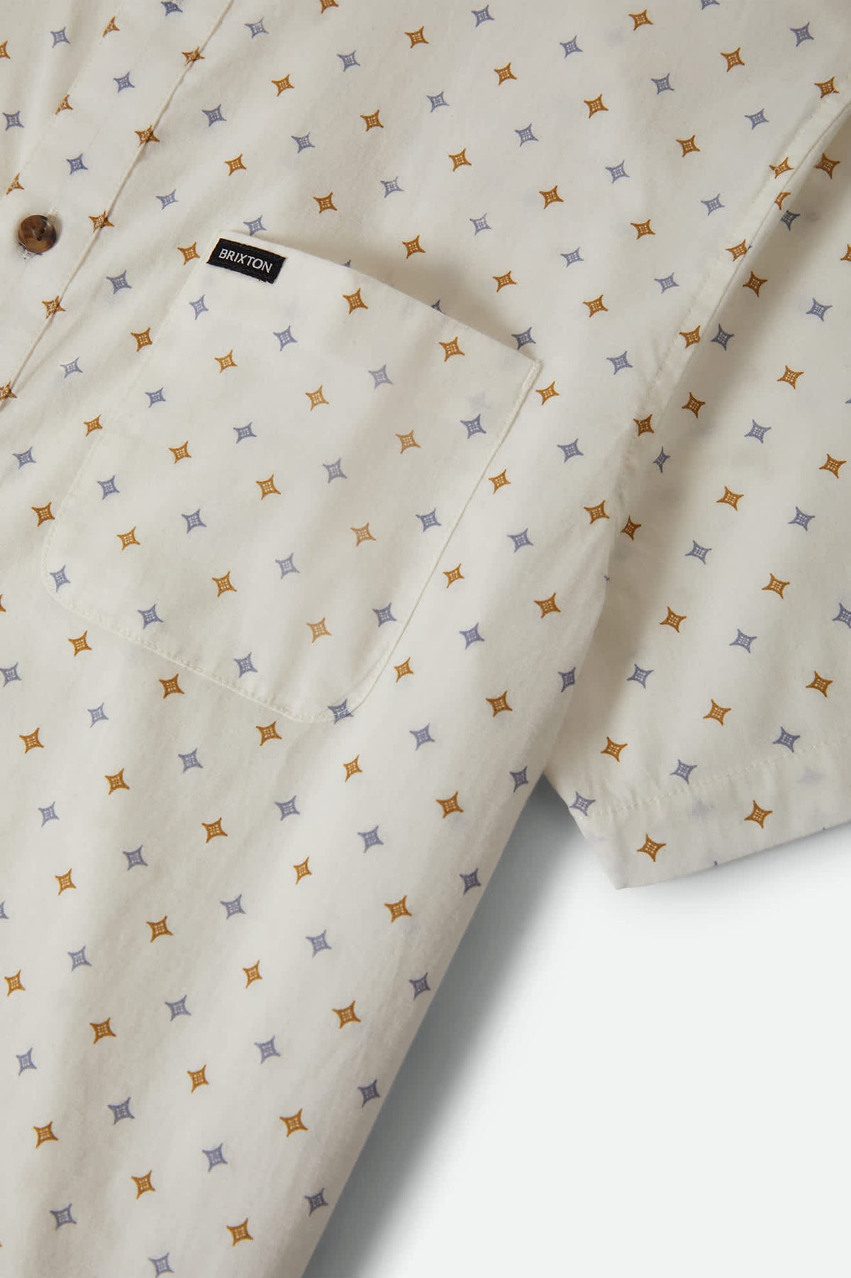 BRIXTON CHARTER SS MULTI DIAMOND PRINT SHIRT
