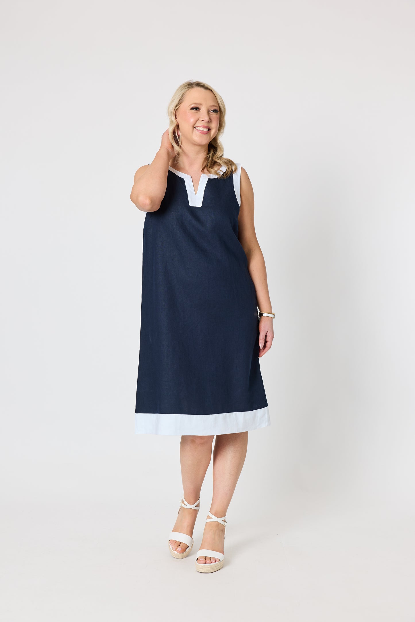 GORDON SMITH CHLOE LINEN DRESS