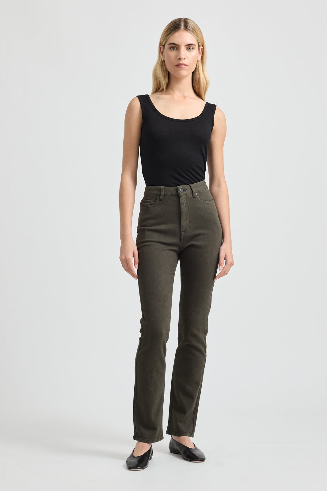 TOORALLIE HIGH RISE STRAIGHT JEAN