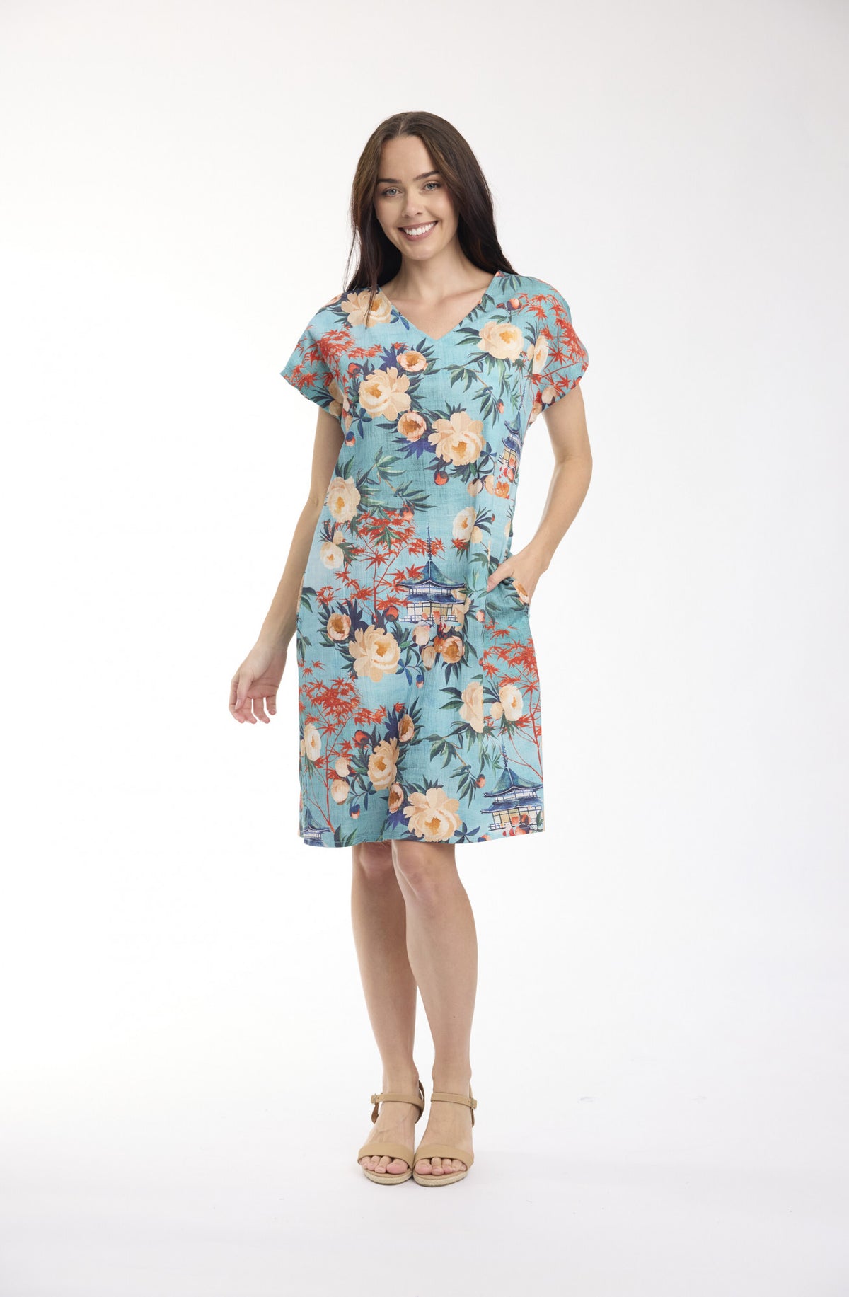 ORIENTIQUE GORDES REVERSIBLE DRESS