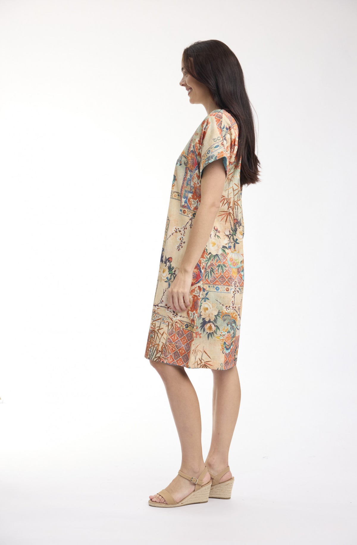 ORIENTIQUE GORDES REVERSIBLE DRESS