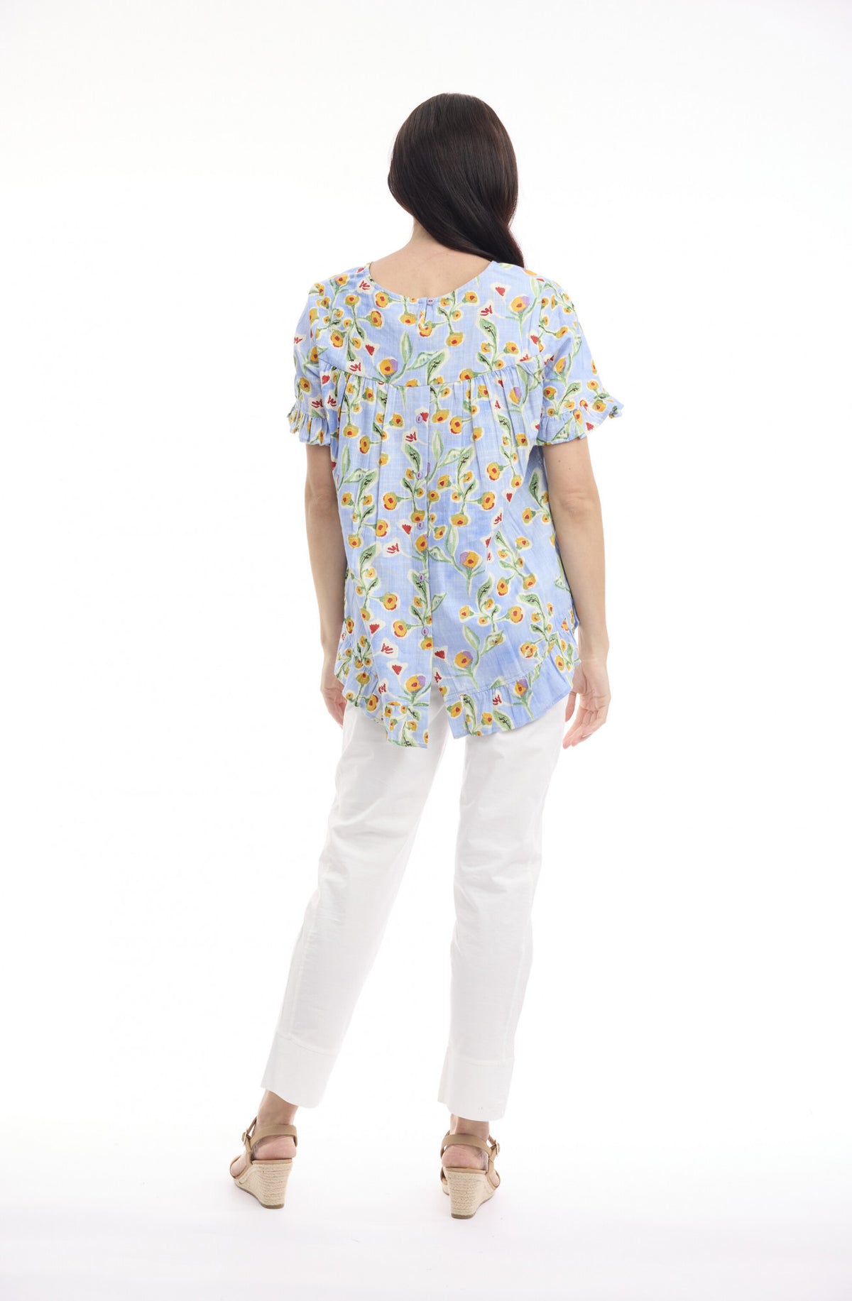 ORIENTIQUE SUR MER FRILL TOP
