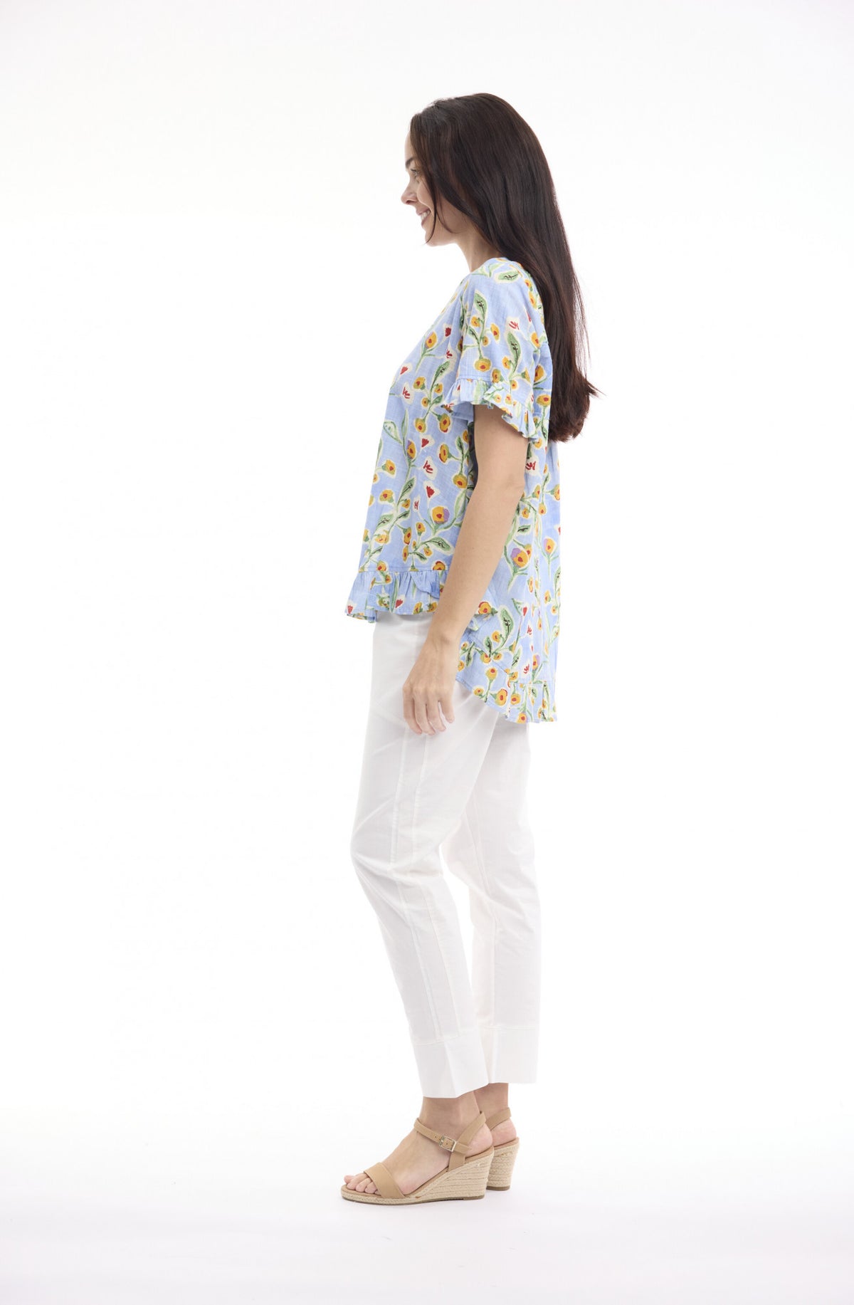 ORIENTIQUE SUR MER FRILL TOP