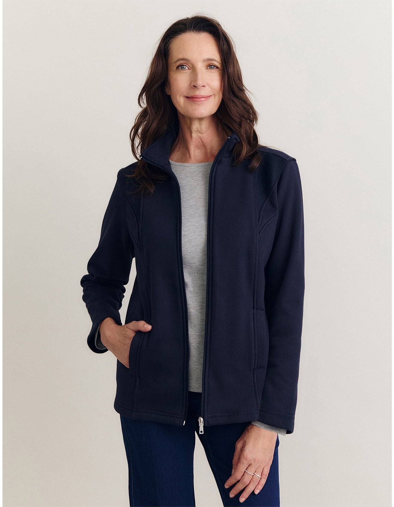 BLACK PEPPER PHYLLIS FLEECE JACKET