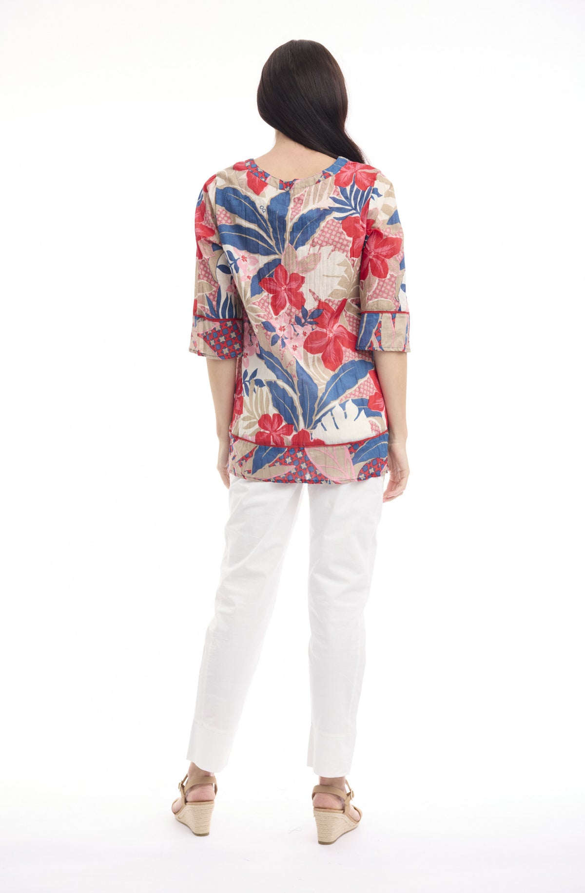 ORIENTIQUE CAVAILON PLEATED TOP