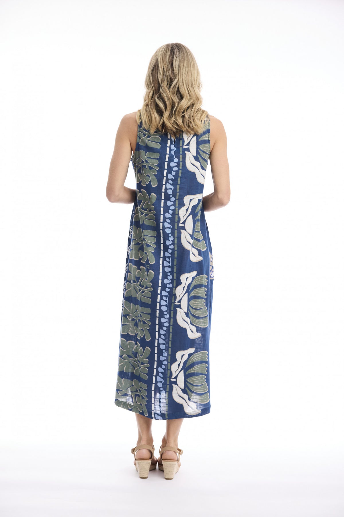 ORIENTIQUE LIBERTE MIDI DRESS