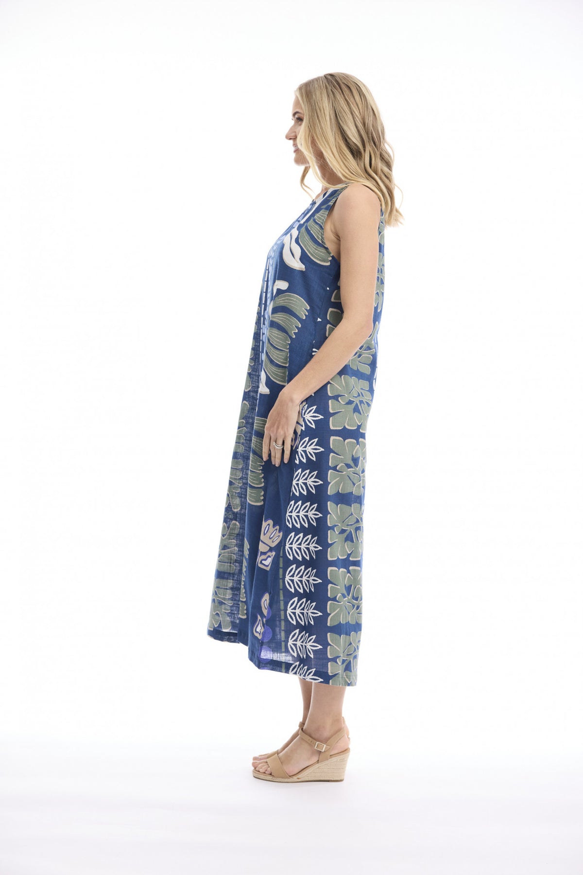 ORIENTIQUE LIBERTE MIDI DRESS