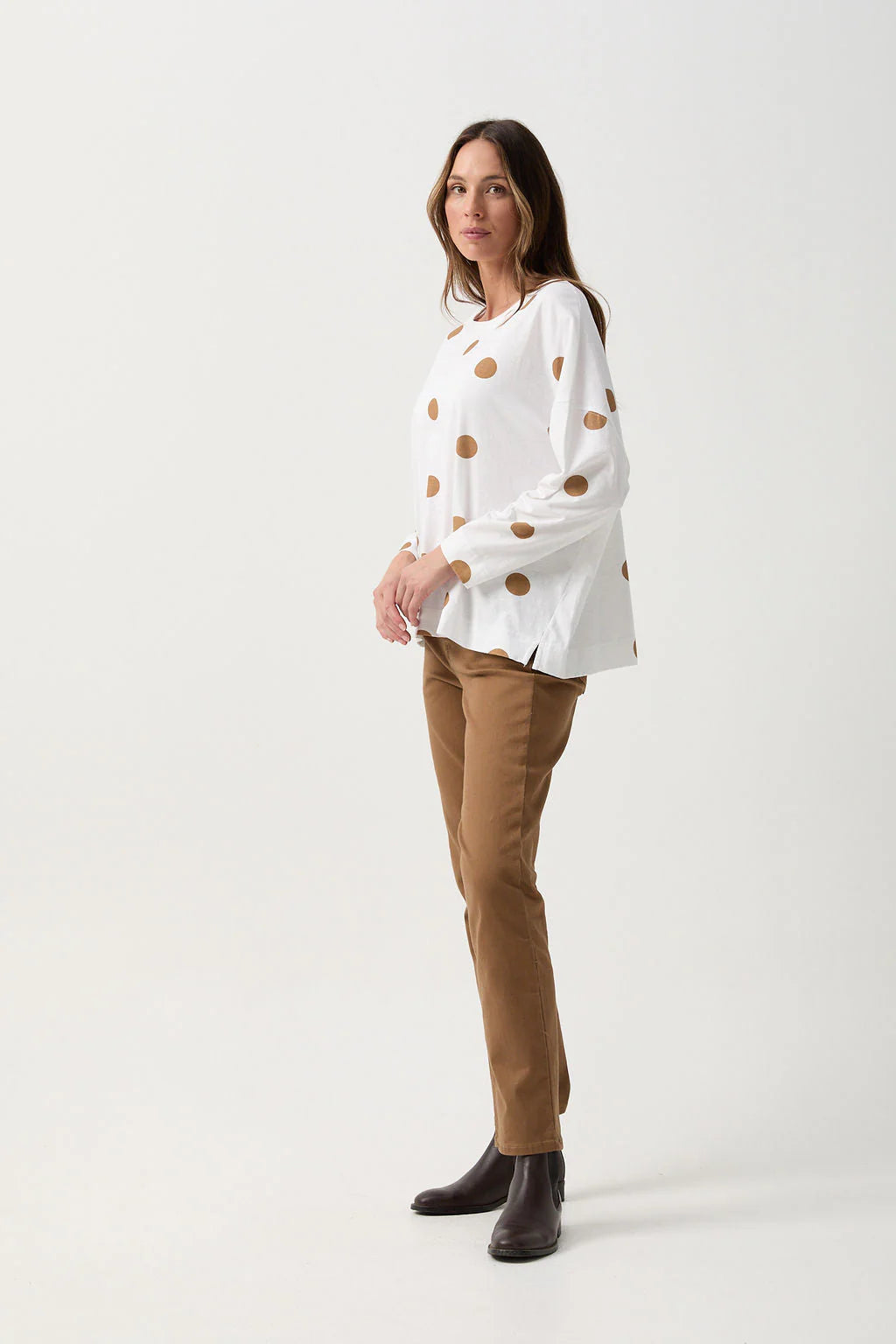 GOONDIWINDI SPOT PRINT SWING TEE