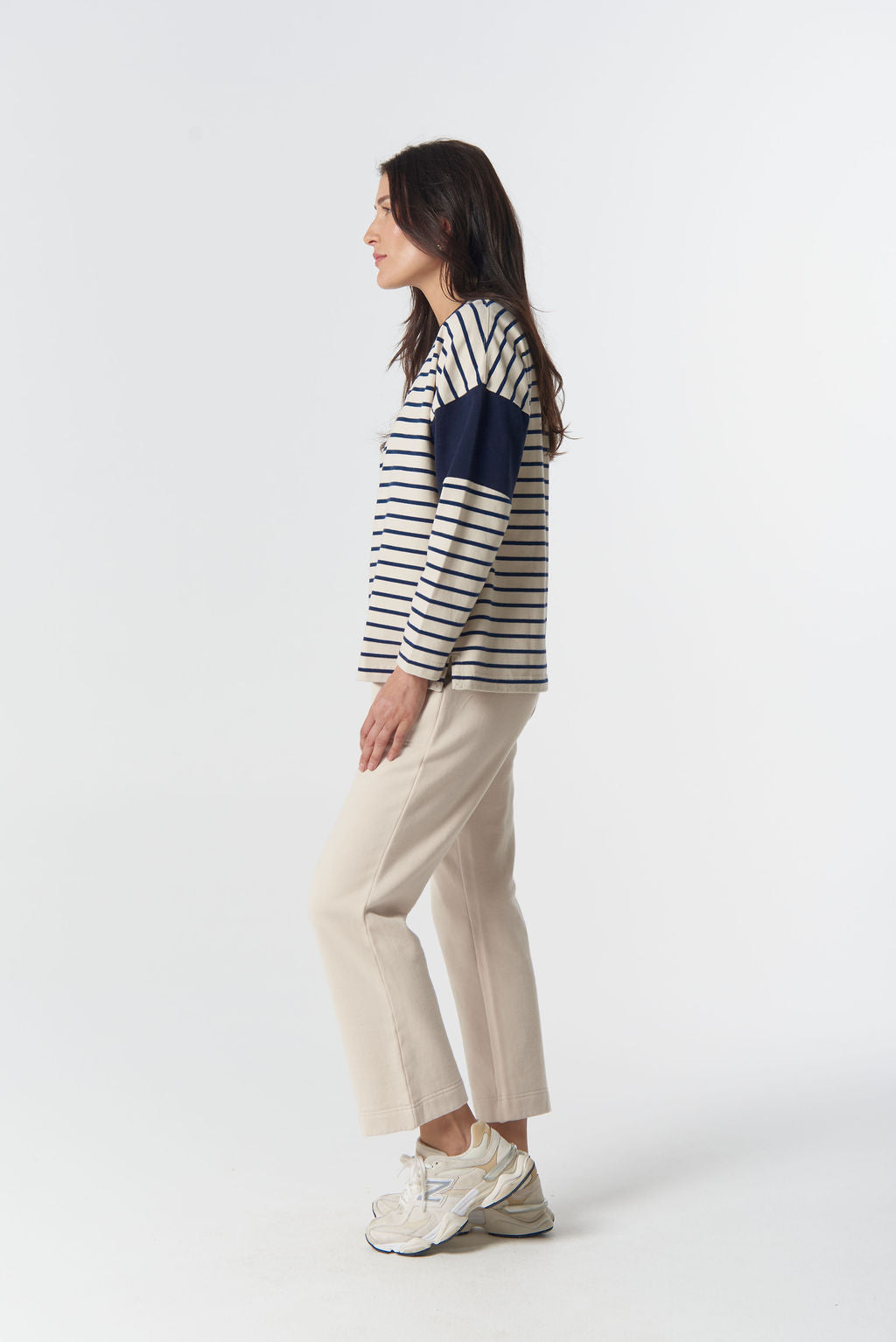 GOONDIWINDI STRIPE GC LOGO SWEATER