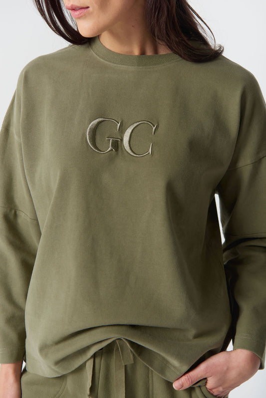 GOONDIWINDI SUNDAY LOGO COTTON SWEATER