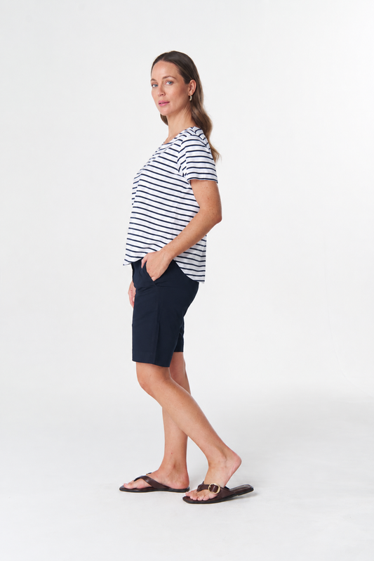 GOONDIWINDI COTTON RELAXED BUTTON TEE