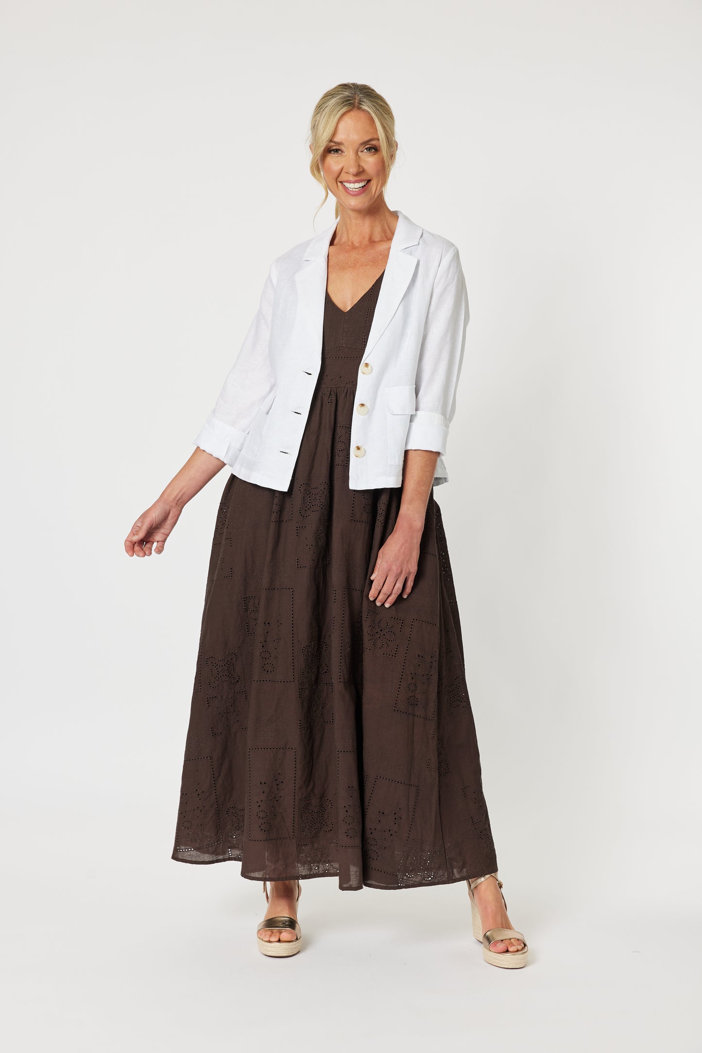 GORDON SMITH DANIELLE LINEN JACKET