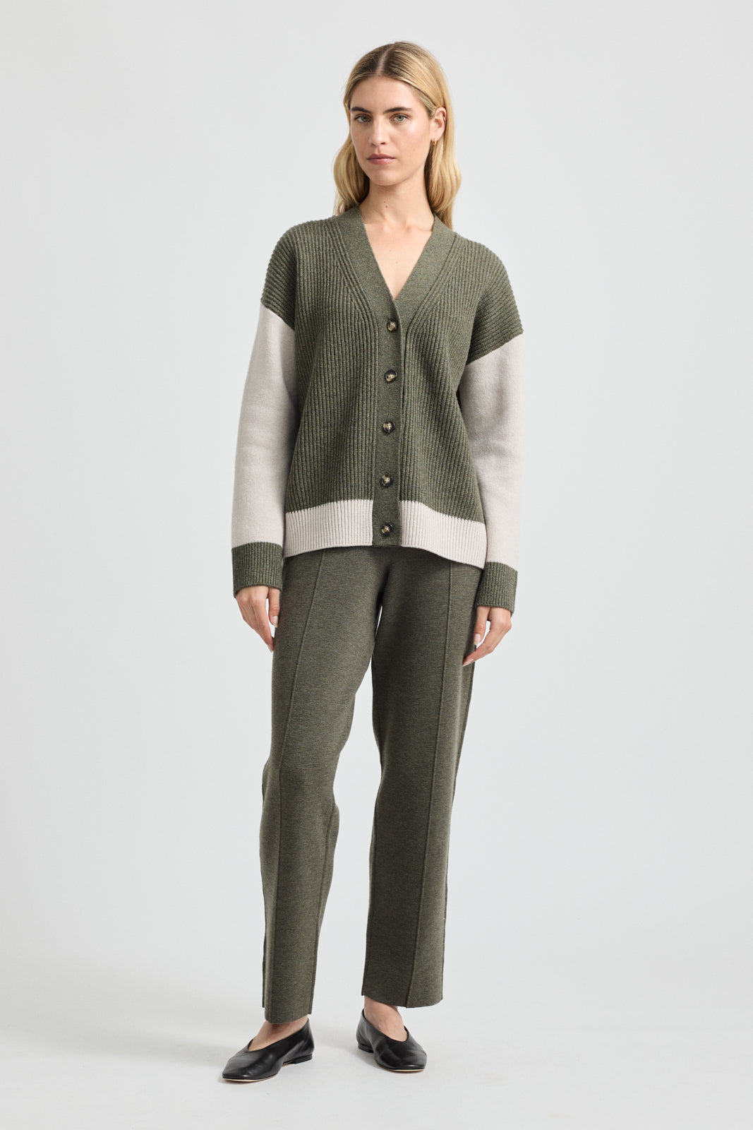 TOORALLIE CONTRAST TRIM CARDIGAN